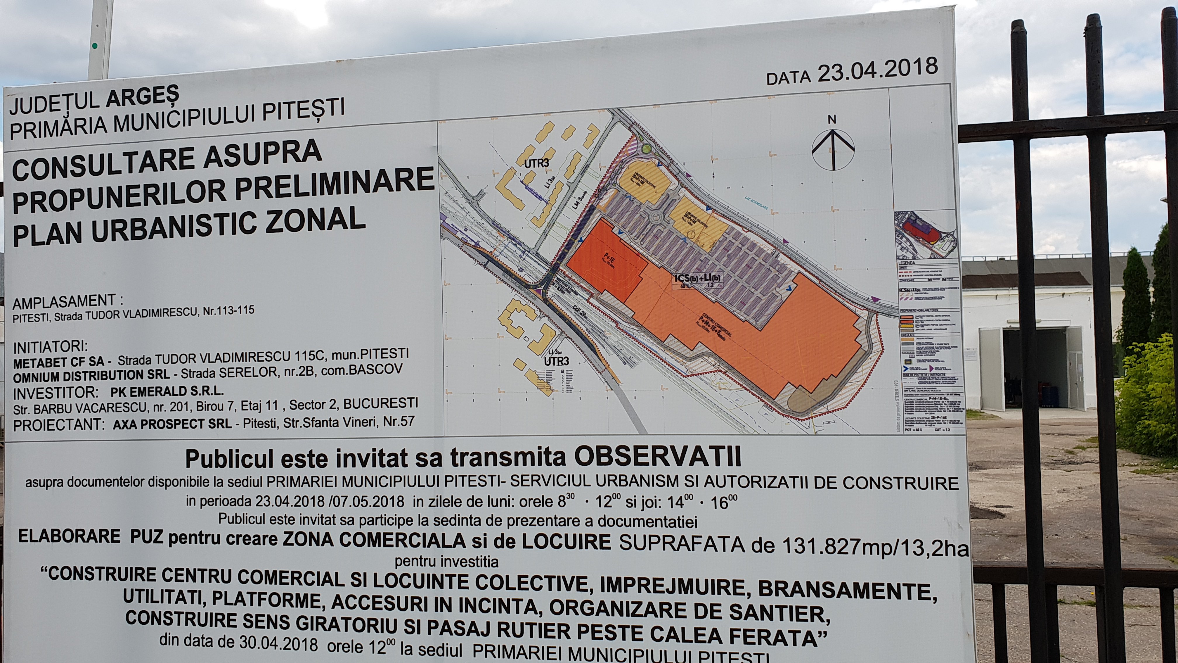 Soarta noului mall din Pitești, în dezbatere publică, pe 10 septembrie — Imagine 2