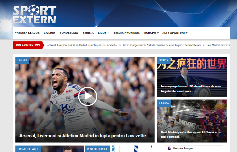 Frames Media Network a dezvoltat un nou site de sport