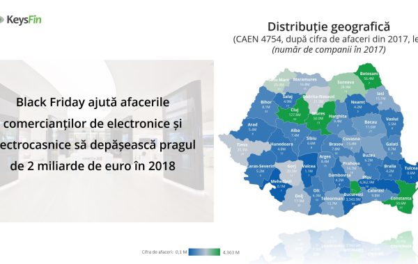 Black Friday ajută afacerile comercianților de electronice și electrocasnice să depășească pragul de 2 miliarde de euro în 2018
