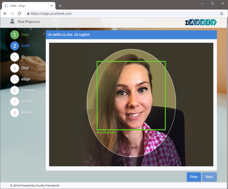 ÎN PREMIERĂ, CREDIT CU RECUNOAȘTERE FACIALĂ. 4Apply, platforma software românească din spatele „Creditului cu Buletinul”, implementează informațiile biometrice