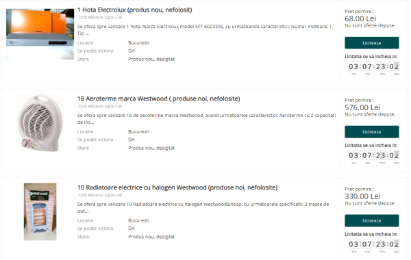 Premieră în România: Platformă de licitații online pentru firmele aflate în dificultate