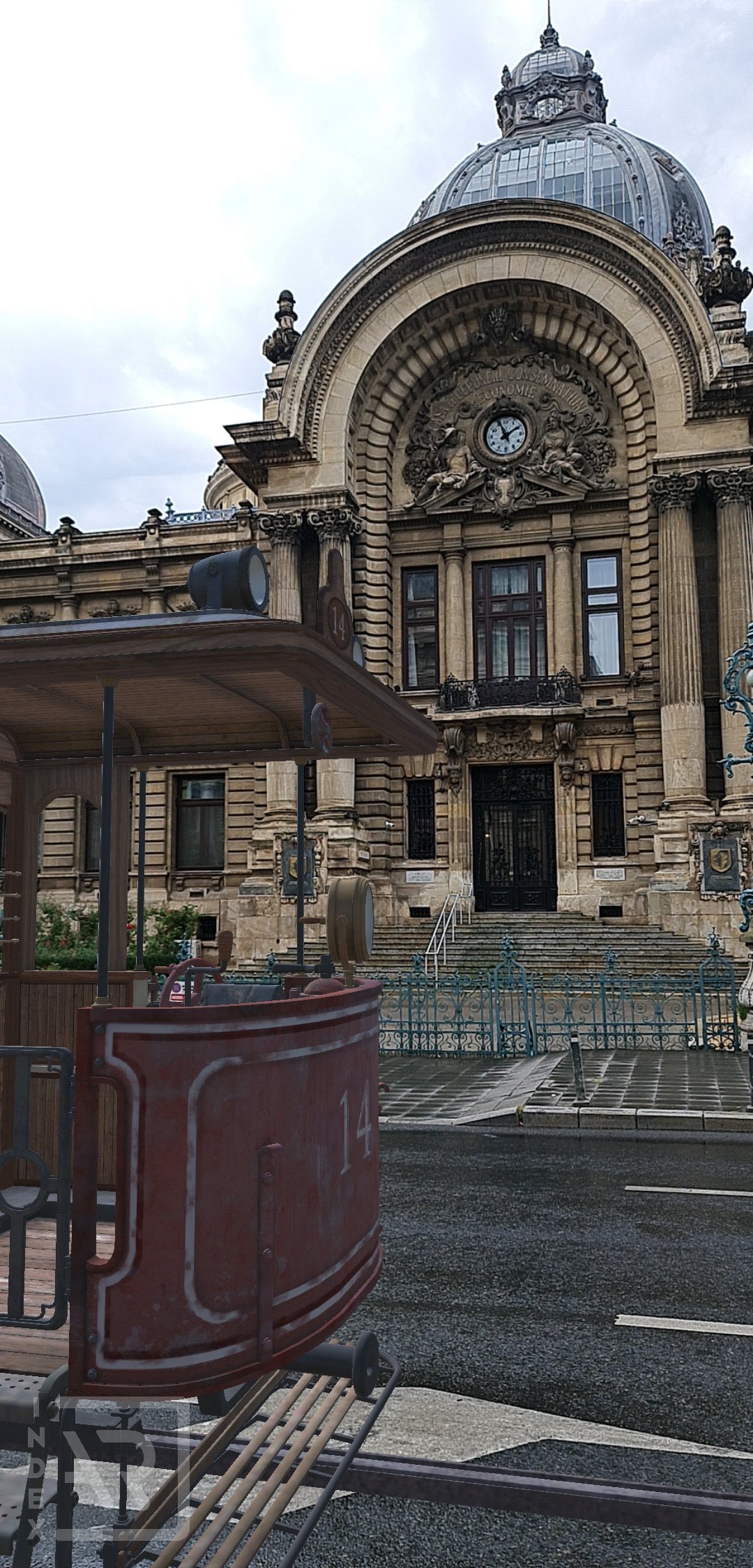 Bucureștiul vechi, reconstruit în realitatea virtuală! Replica primelor tramvaie, readusă pe străzile capitalei — Imagine 2