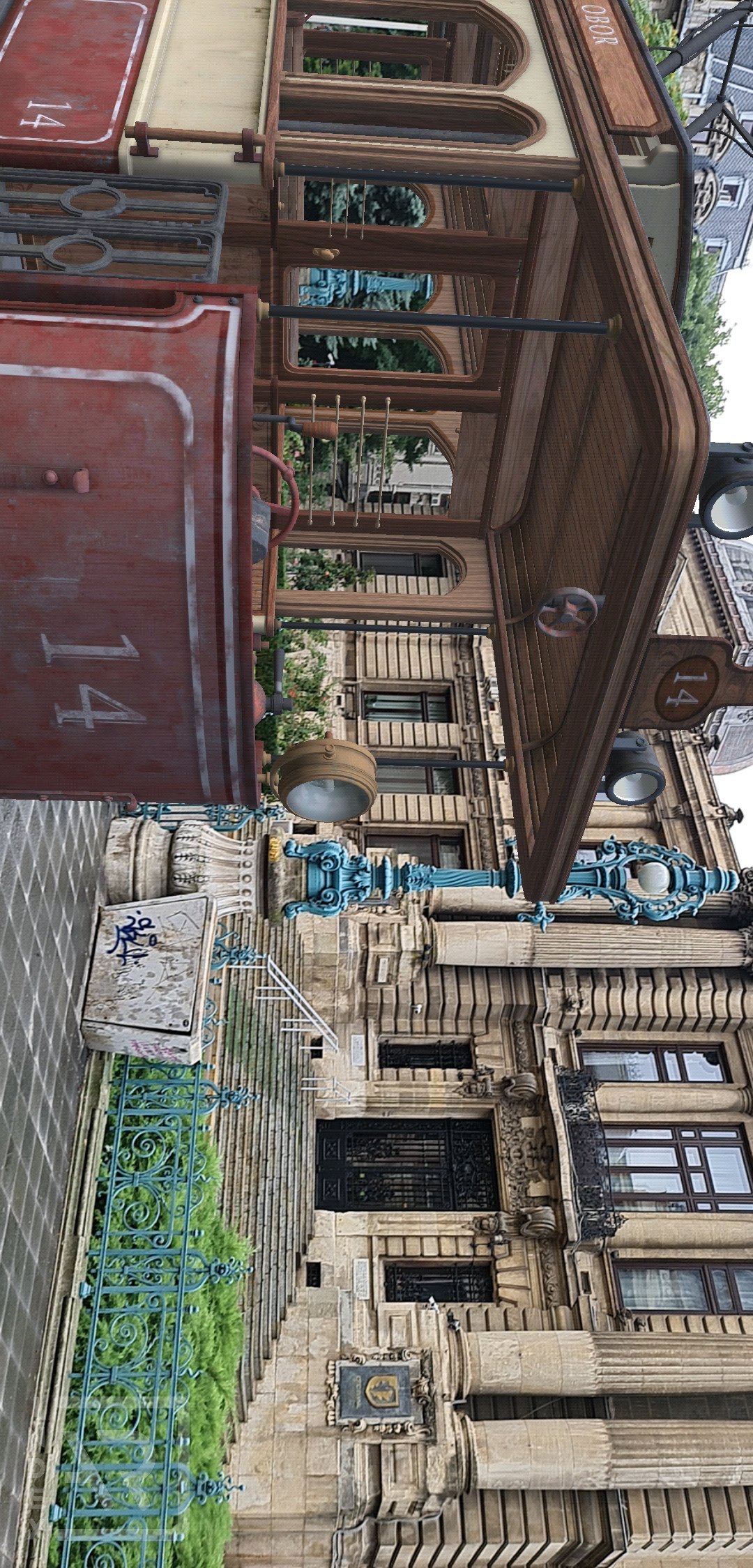Bucureștiul vechi, reconstruit în realitatea virtuală! Replica primelor tramvaie, readusă pe străzile capitalei — Imagine 3