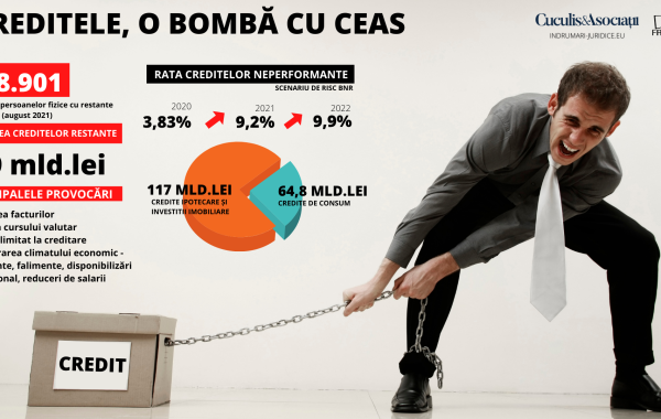Analiză Frames & Cuculis și Asociații. Creditele, o bombă cu ceas. 1,4 milioane de români, cu spatele la zidul inflației