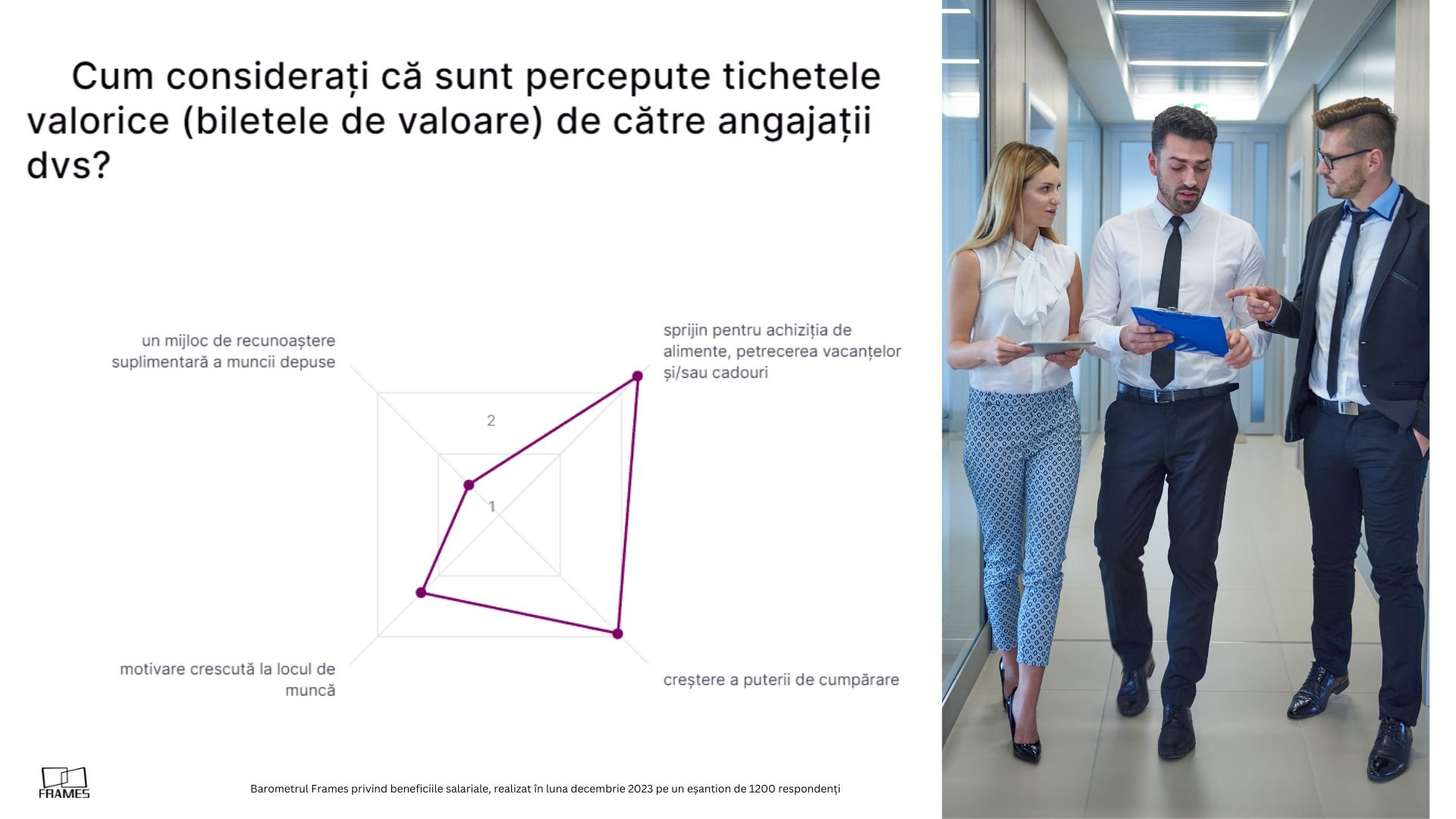 Barometru Frames: Cele mai multe firme vor acorda prime și tichete de Sărbători, pentru a-și fideliza angajații. Valoarea medie a bonusurilor, între 1.000 și 1.500 lei — Imagine 4